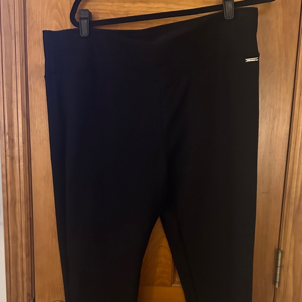 Tahari Black slim leg pants